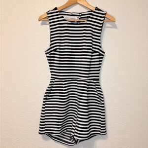 Gypsy Warrior Monochrome Striped Romper